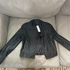 Aakaa Faux Leather Jacket